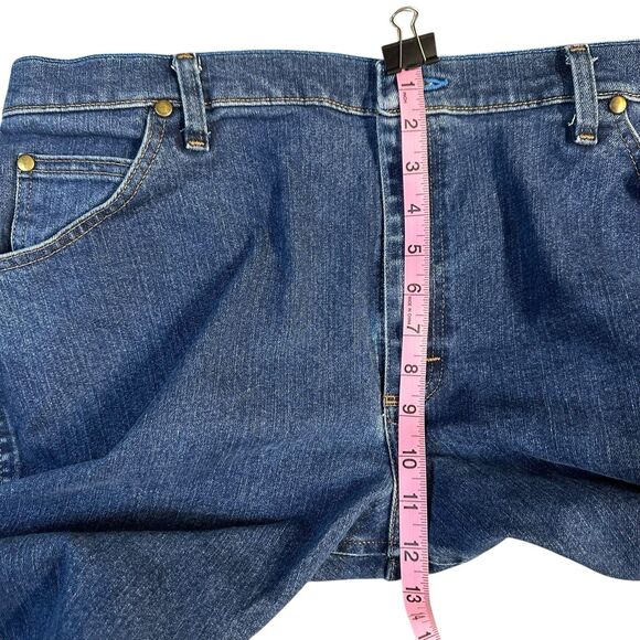 Wrangler Jeans Mens 40x30 Blue Stretch 47 Regular Fit 47mavmr Cowboy Cut Premium - Picture 12 of 15